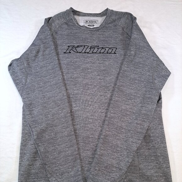 KLIM AGGRESSOR 2.0  L/S SNOWSPORTS BASELAYER GRAY MEN'S XL - Picture 1 of 8